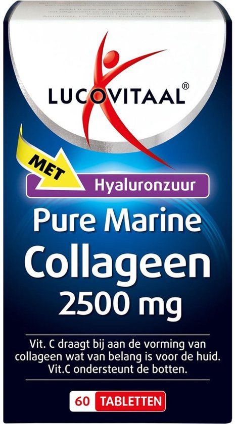 Lucovitaal Pure Marine Collageen 2500 mg - 60 tabletten