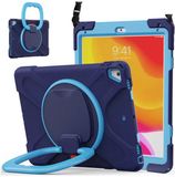 Togadget iPad Air 2 (2017–2018) – 360° Draaibare Handgreep - Draagriem – Schokbestendig Hoesje - donker blauw