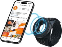 Fitpaddy Hardloop Telefoonhouder - Hardloopband Telefoon - MagSafe - Sportarmband - Zwart