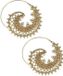 Boucles d'oreilles laiton - couleur or modèle6
