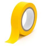 PVC-isolatietape, 0,13 x 17 x 10 m, geel