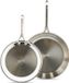 BK Sparkling Uncoated Set de poêles à frire 2 pièces - 24/28cm