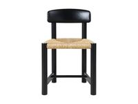 GUBI Chaise Daumiller Siège Roseau Naturel Pin Brun/Noir