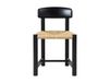GUBI Chaise Daumiller Siège Roseau Naturel Pin Brun/Noir