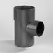 Dyka T-stuk 2x mof en 1x spie 87.5° PVC grijs keurmerk BRL52100 75 x 50mm