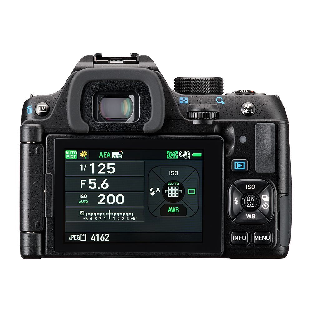 Pentax KF DSLR Camera Kit - 24.24MP, CMOS, 18-55mm Lens - Black
