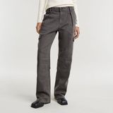 G-Star Combat Trousers wmn Dames Jeans 28/32 Katoen Elastaan Granite