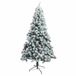 Kerstboom New Sestriere Santa's House Kerstboom besneeuwd, 650 takken h. 180 cm, bessen en dennenappels