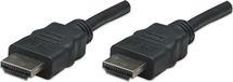 NAN Manhattan 308441-CG HDMI-kabel – HDMI-A-stekker, HDMI-A-stekker – 7.50 m – Zwart – 4K UHD