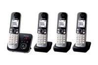Panasonic KX-TG6824GB - DECT Phone - Answering Machine - Black/Silver
