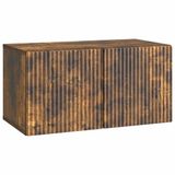 vidaXL Wandmontage TV-kast Gerookt eiken 59,5 x 31 x 30 cm