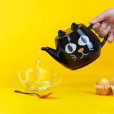 Balvi Teapot Wake Cat black ceramic