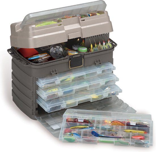 PLANO Guide Series StowAway Rack System - Graphite - 53x29x39cm