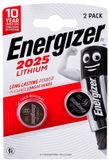 Energizer CR2025 Lithium Batterij Knoopcel 3V – 2 Stuks