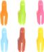Wan GmbH Marqueur de boisson en silicone alpaga - set de 6 marqueurs de verre à vin lama