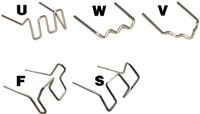 SW-Stahl Driessen Autolak & Zonen B.V. Stapling RVS Nietjes & Krammen per 100 stuks - W vorm 0,8mm