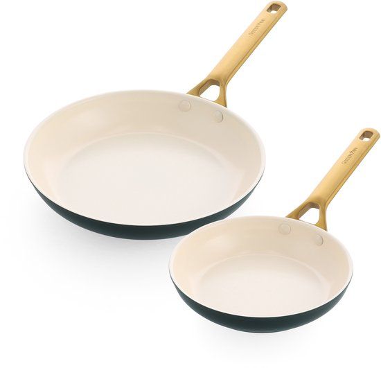 GreenPan Padova Koekenpannenset - 2-delig - 20 en 26cm - Dennengroen