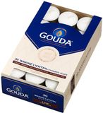 Gouda Waxinelicht 8 uur - 4 Dozen A 30 Stk - Wit