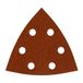MILWAUKEE Delta Sandpaper 93mm x 93mm 6 Holes P40 / 10pcs