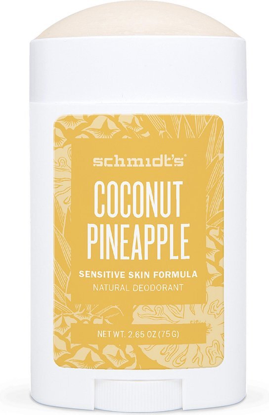 Schmidt s Coconut + Pineapple Natural Sensitive - Deodorant Stick - 75 g