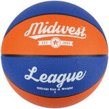 Midwest League Basketball - Blue/Orange - Size 7 - Rubber