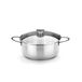 BRA Ancora Braadpan met deksel 18 cm Roestvrijstaal
