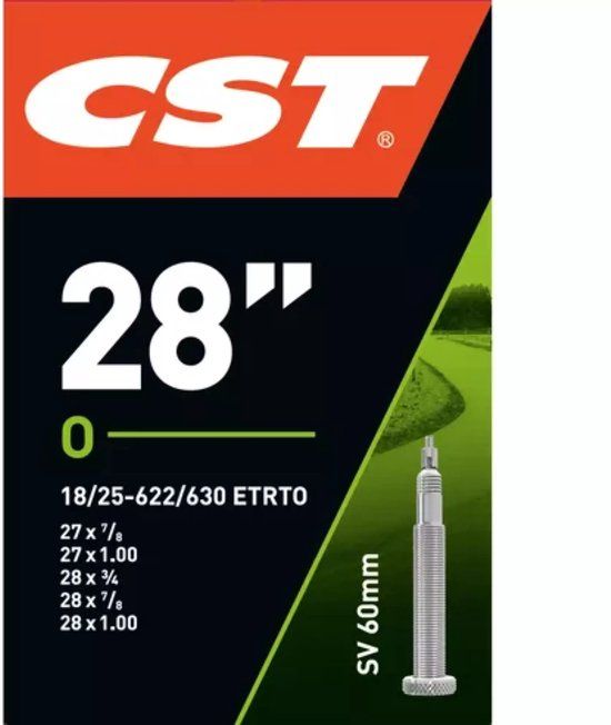 CST Binnenband SV60 28x 1.00 / 18/25-622/630
