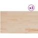 Bois Pin Massif Dessus De Table Dessus De Bureau Plateau De Table 3 Pcs 80x47x1,7cm Rectangulaire