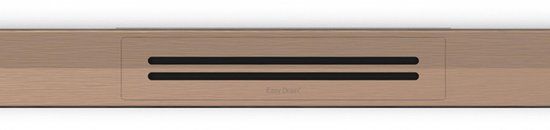 Easy Drain R-line Clean Color douchegoot 100cm brushed red gold