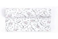Ti TIN Musseline voor baby's, 125 x 125 cm, mousseline doek met kattenmotief, lichte en zachte katoenvezel, multifunctionele doek, als deken, halsdoek, driehoekige doek, spuugdoek enz., kleur: roze