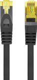 Lanberg Câble Patch FTP pour Ordinateur Portable PC Switch 1,5M Cat6A LSZH CU Noir