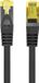 Lanberg Patchcord FTP-kabel voor Laptop PC Switch 1,5M Cat6A LSZH CU Zwart