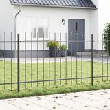 vidaXL Tuinhek WOERDEN, 2 stuks, 3,4 x 1,2 m, staal met poedercoating