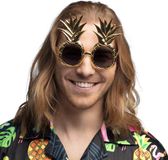 Boland Partybril Ananas goud