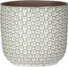 Mica Decorations Ceramic Plant Pot - White - D12/H11 cm