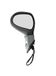 Alkar 6131308 Rétroviseur complet, électrique, convexe, chauffant, peignable, avec clignotant