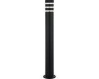 Palmera Lampe d'extérieur sur pied - Aluminium - Noir mat - Douille E27 - Rond - 80cm