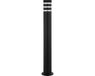 Palmera Lampe d'extérieur sur pied - Aluminium - Noir mat - Douille E27 - Rond - 80cm