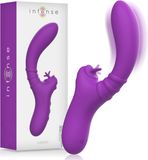 INTENSE FUN Harry Vibrateur Flexible Avec Langue Violette