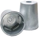 Plastimo Anode zeshoekige zinkwortel 50 mm argent