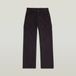 G-Star Judee Cargo wmn Pantalon de jogging femme Coton Coupe ample Taille basse Boutons-pression Fermeture éclair noir foncé gd