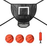 Merkloos Trampoline Basketbalring met Mini-Basketballen