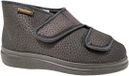 Fischer 13995 222 Zwarte Stretch Pantoffels - Uniseks - Klittenbandsluiting - Uitneembaar Voetbed