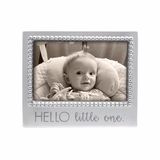 MARIPOSA Little One Kralen Schilderij 4X6 Frame, Gerecycled Zandcast Aluminium, Zilver
