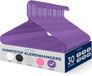 SereneLife Kleerhanger - 30 Stuks Plastic Hangers - Antislip Ruimtebesparende Kledinghangers - Duurzaam en Sterk voor Hemden, Truien, Hoodies, Kinderkleding en Jurken - Lichtgewicht - Paars