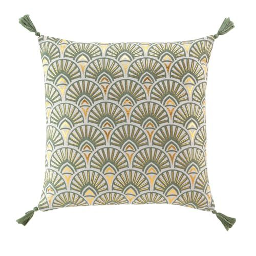 douceur d'intérieur Icare - Afneembare overtrek (45 x 45 cm) - polykatoen met metallic print