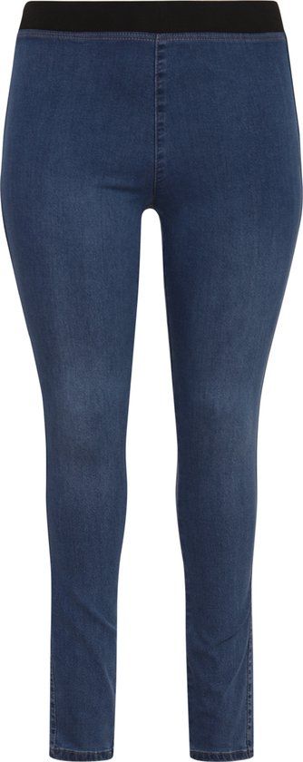 YOEK Dames Jeans met een elastieken tailleband