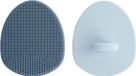 Mushie Cradle Cap Brush 2-Pack - Tradewinds/Periwinkle