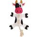 FLAMINGO - Koeienspeelgoed met touw 38 cm voor honden