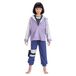 Chaks - Hinata Hyuga-kostuum voor meisjes, anime-Set | Officiële Naruto-outfit, 5-delige set met hoodie, broek en ninja-tas, voor carnaval, cosplay en Comic Con